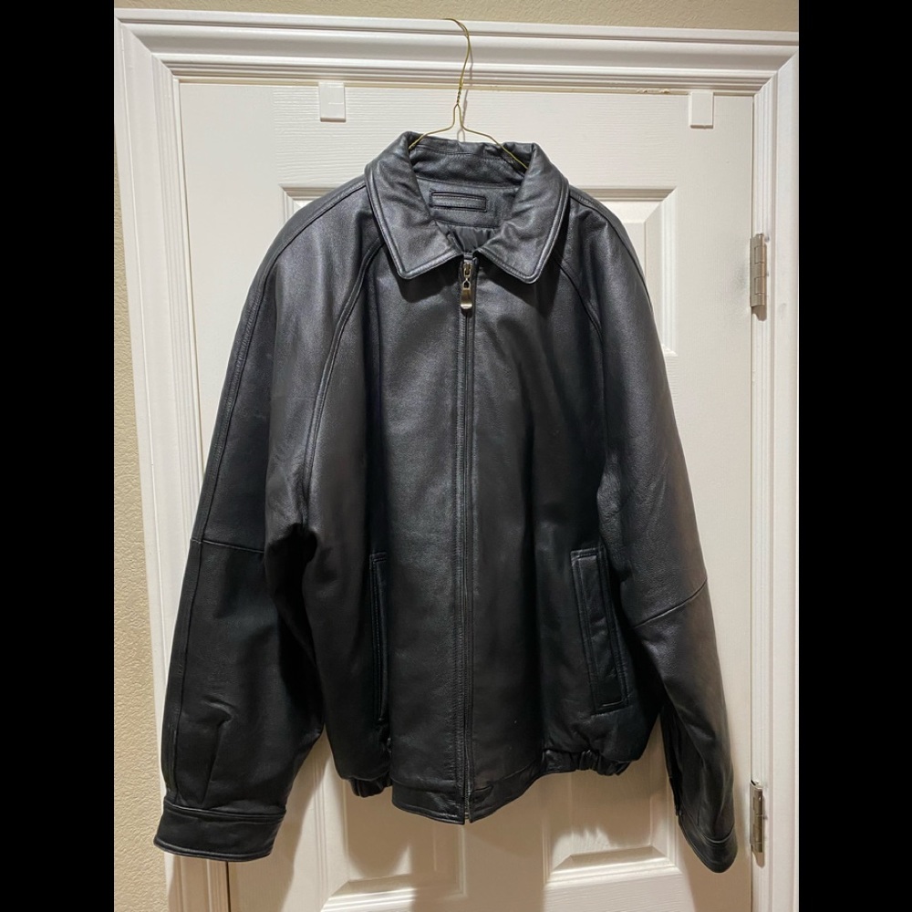Men’s leather jacket